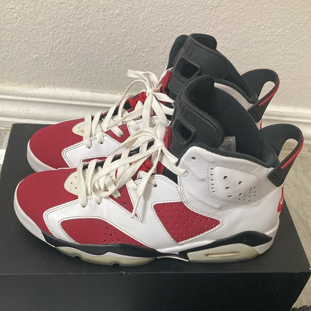 Jordan 6 carmine size 9